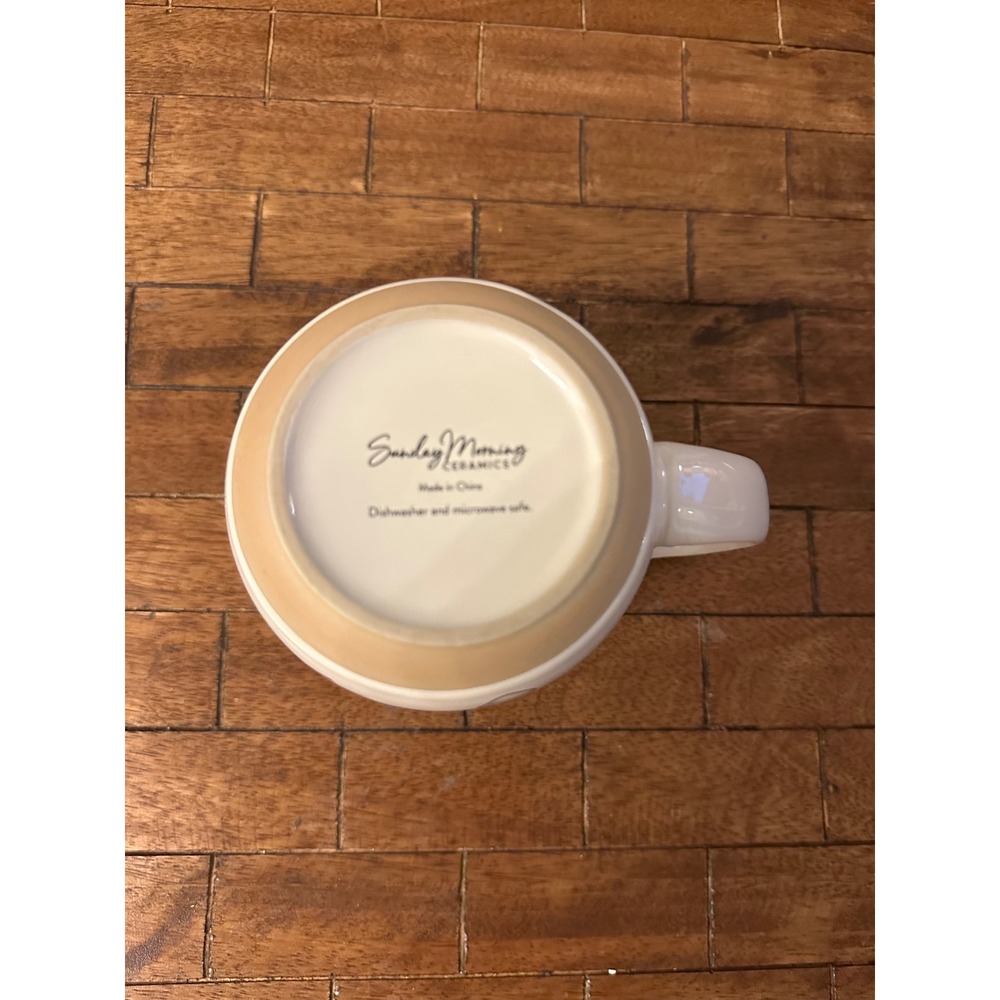 Sunday Morning Ceramics Pickleball Mug Novelty Coffee Cup Gift Idea - Picture 4 of 4